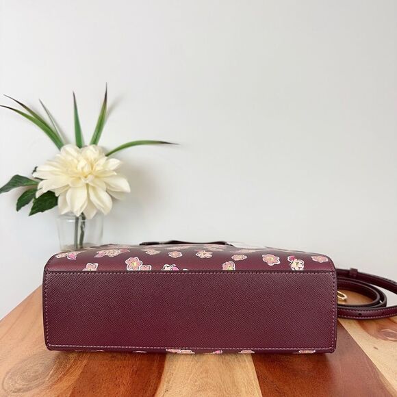 Kate Spade Tinsel Satchel Bag with floral print - Picture 6 of 8